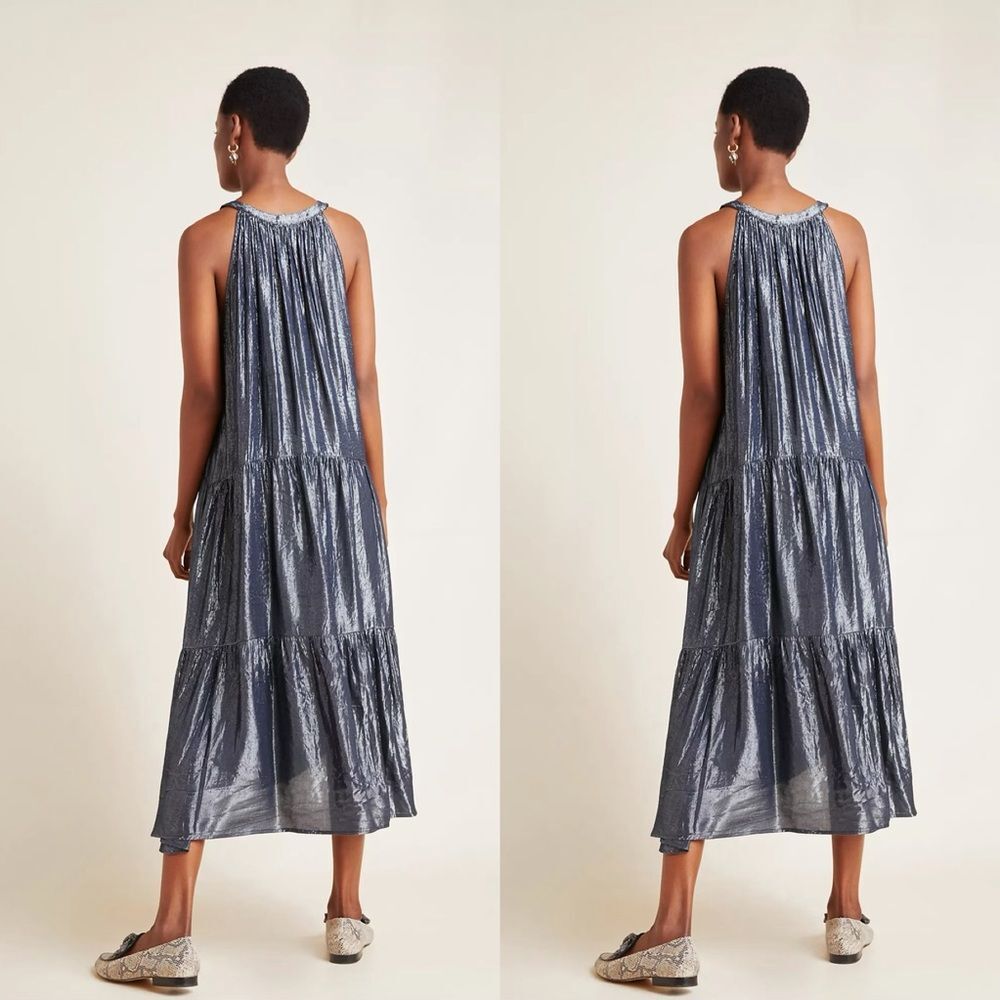 Anthropologie Jorja Tiered Midi Dress - Picture 3 of 7